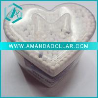 Wholesale heart shape artistic plastic rod cotton bud