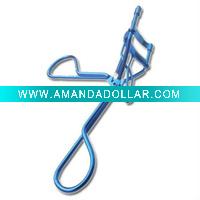 Wholesale blue stainless steel eyelash curler with spring