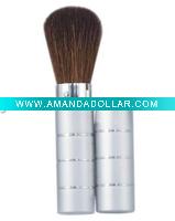 plastic professional retractable powder brushes