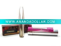 LED light eyebrow tweezer beauty make up manicure set