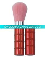plastic professional retractable powder brushes
