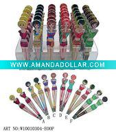Wholesale fashion eyebrow tweezer with lady's design