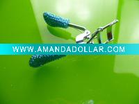 Wholesale eyelash curler with shining diamond sticking, beauty tools,