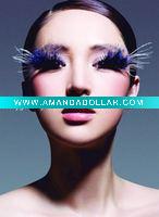Fashion Colorful Handmade Feather Eyelash