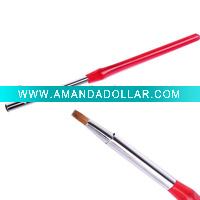 Wholesale Weasel's Tail Hair Acrylic Handle Copper Ferrule Red Lip Brush
