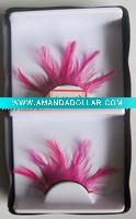 Soft Colorful Feather False Eyelashes