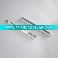 white retractable lip brush