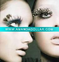 fashion feather eyelashes