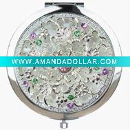 Wholesale High-end fashion Mini Metal Makeup Mirror (VD-CM-A64)