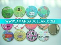 Wholesale 2011 new arrival - Beautiful tinplate pocket mirror