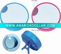 compact mirror,mirror with led light,led light with mirror