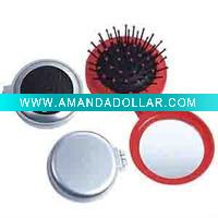 Wholesale Compact mirror with comb(FE17016)
