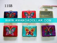 embroidered butterfly mirrors