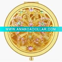 Wholesale Mini high-grade gold Makeup Mirror (VD-CM-A54)
