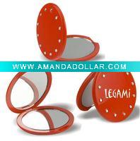 Wholesale promotional plastic cosmetic mirror