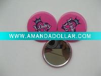 Wholesale Exquisite promotion gift-small makeup mirror/tinplate pocket mirror