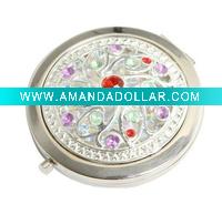 bling metal cosmetic mirror