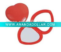 Plastic Heart Mirror