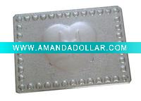 Plastic promotional pocket gift mirror