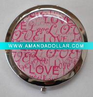 Wholesale Pink small round mirrors