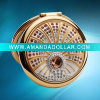 Wholesale metal round coametic mirror