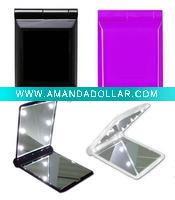 Wholesale Mini fashion plastic led cosmetic mirror-02