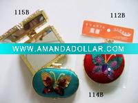 embroidered bead mirrors