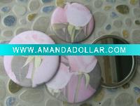Wholesale New advertising gift - tinplate mirror / pocket mirror