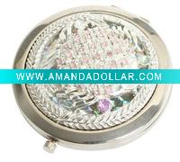bling metal cosmetic mirror