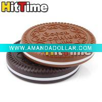 Wholesale Cute Cookie Shaped Design Mirror Makeup Chocolate Comb Wholesale