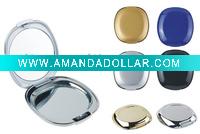 Wholesale two sides promotional plastic cosmetic mirror