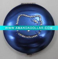 Wholesale Fashion Round Metal Make up mirror