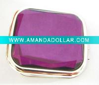 Wholesale flashligh fashion square pocket mirror