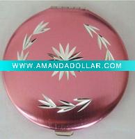 Wholesale fashion aluminum cosmetic mirror