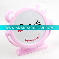 Wholesale plastic desktop mirror,cartoon mirror