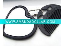 Wholesale heart shape mirror,cosmetic mirror