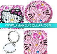 Wholesale fashion crystal promotional mirror