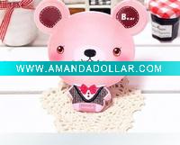 cartoon bear beauty mirror