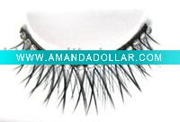 diamond-studded eyelash