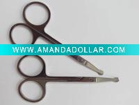 Wholesale new design eyebrow scissors cosmetic scissors