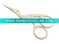 Wholesale Beauty scissors with goldplated