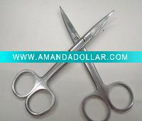 Wholesale high professional stainless steel eyebrow scissors cosmetic scissors
