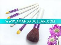 Wholesale 5pcs popular cosmetic brush set