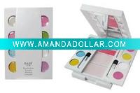 Cosmetics Set, eyeshadow, powder, blusher