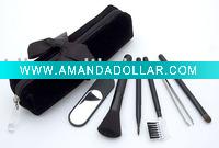 6pcs portable makeup brush set
