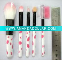 Wholesale Promotional cosmetic brush set, 5pcs brush set