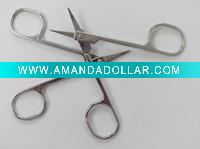 Wholesale high professional eyebrow scissors cosmetic scissors