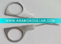 Wholesale high quality professional stainless steel eyebrow scissors cosmetic scissors