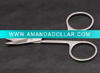 Wholesale high professional eyebrow scissors cosmetic scissors