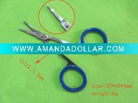 Wholesale eyebrow scissor stainless steel makeup scissor high quolity gift